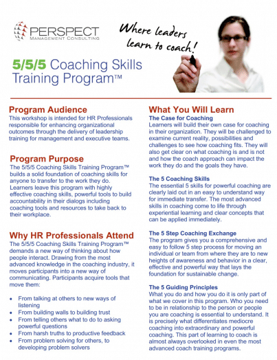 Coaching Skills Training