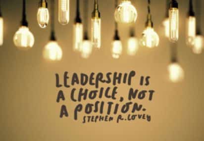 Leadership is a choice