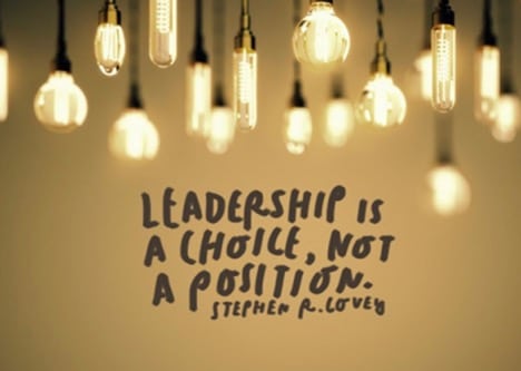 Leadership is a choice