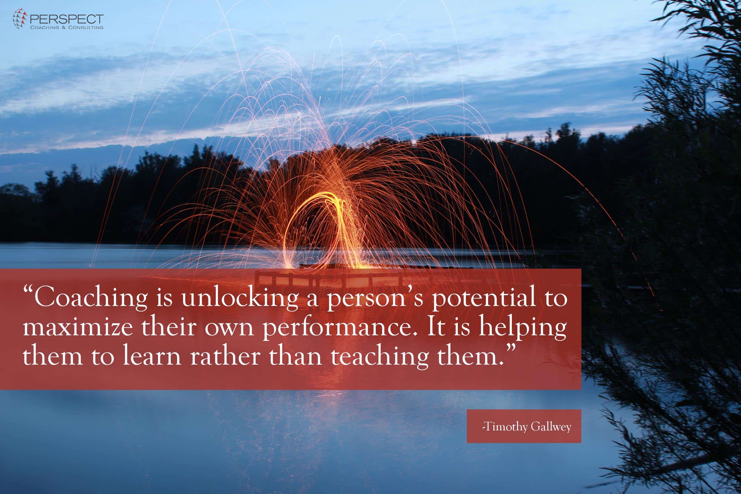 Coaching is unlocking a person’s potential to